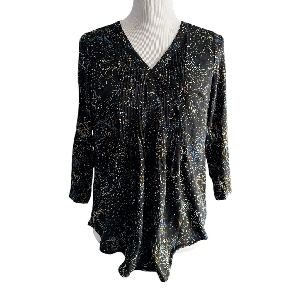 🌼5 for 25🌼 Dana Bachman Pin tuck Droptail Top Size S
